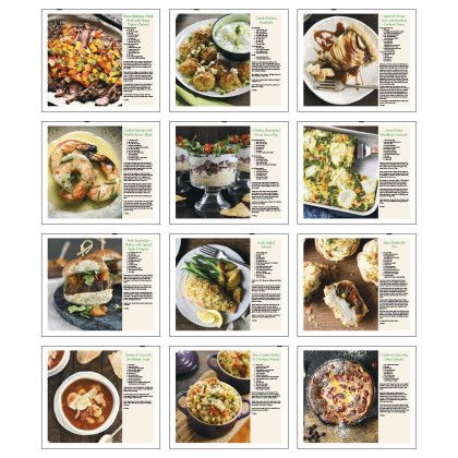Custom Recipe Pocket Calendar - Months Custom Recipe Pocket Calendar - Months