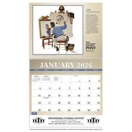 Custom The Saturday Evening Post Deluxe Pocket Calendar