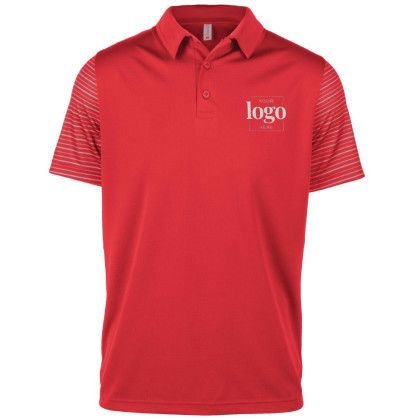 Custom Men's Avenger Polo Shirt - Red
