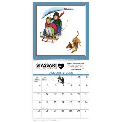 Custom Rockwell Executive Calendar