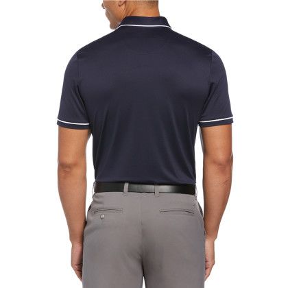 Custom Men's Earl Polo - Black Iris Blue - Back