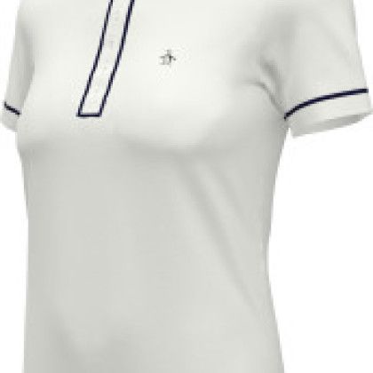 Custom Ladies' Veronica Polo - Bright White - Side