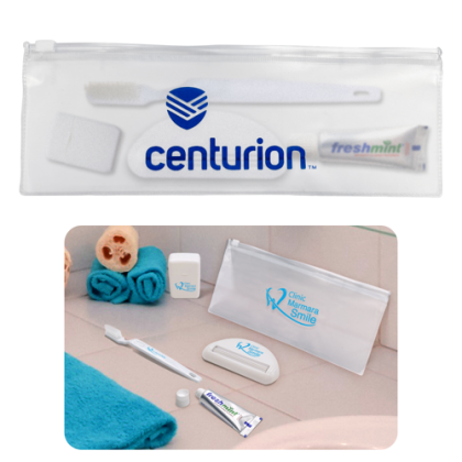 Custom Imprinted Dental Kit | Personalized Travel Toothbrush with Toothpaste