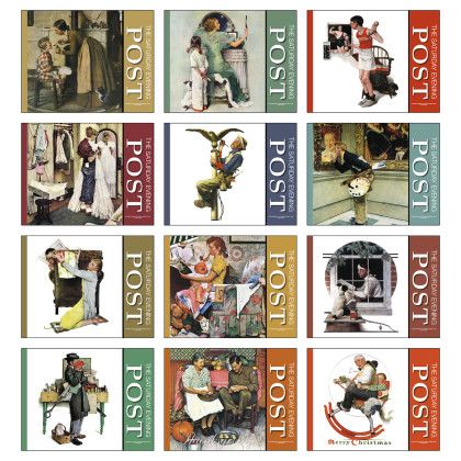 Custom Saturday Evening Post Appointment Calendar - Stapled- Months