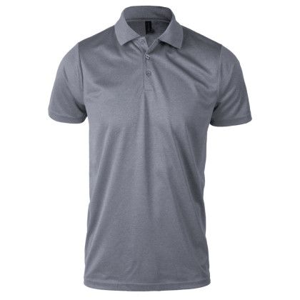 Custom Men's Eco Title Polo Shirt - Heather Charcoal