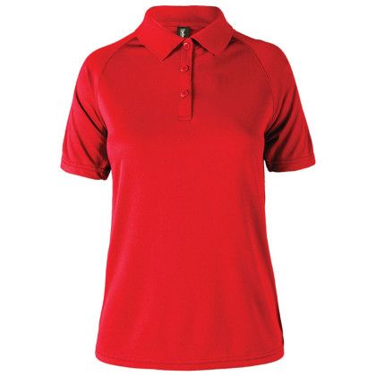 Custom Ladies' Team Polo Embroidered - Red