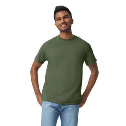 Gildan Adult Heavy Cotton T-Shirt- MILITARY GREEN 