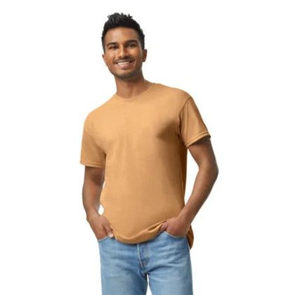 Gildan Adult Heavy Cotton T-Shirt-OLD GOLD