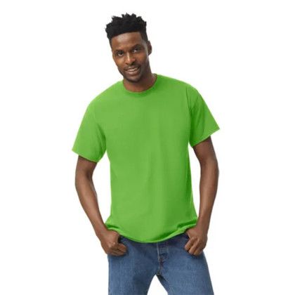 Gildan Adult Heavy Cotton T-Shirt- NEON GREEN 
