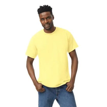 Gildan Adult Heavy Cotton T-Shirt- CORN SILK 
