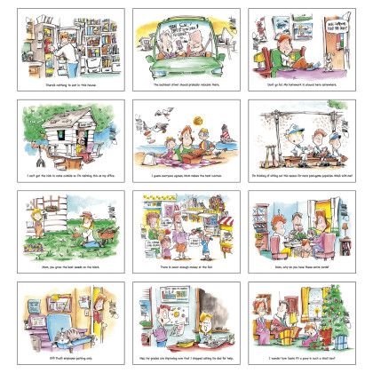 Custom Laughing It Up! - Spiral Calendar - Months Custom Laughing It Up! - Spiral Calendar - Months