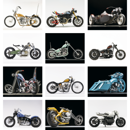 Custom Motorcycles - Spiral Calendar - Months