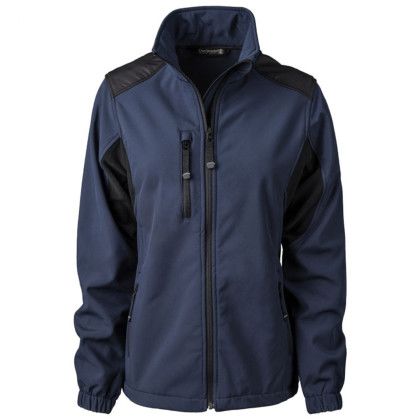 Custom Women's Softshell Jacket - Navy