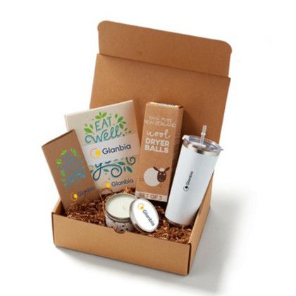 Custom Large Sustainable Kit - White/Silver Tumbler