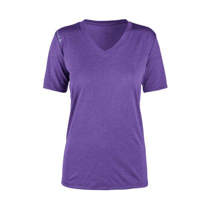 Custom Women's Reebok Endurance Performance Tee Shirt - Heather Purple