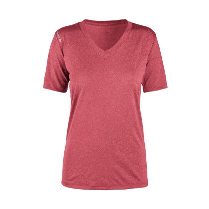 Custom Women's Reebok Endurance Performance Tee Shirt - Heather Red