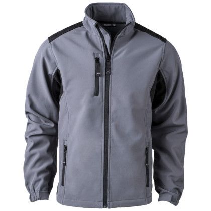 Custom Men's Reebok Softshell Jacket - Graphite