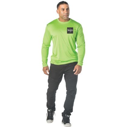 Custom Reebok Marathon Long Sleeve Performance Shirt
