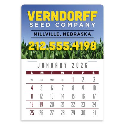 Custom 4C Press-N-Stick Header Contemporary Calendar (13-Month) Custom 4C Press-N-Stick Header Contemporary Calendar (13-Month)