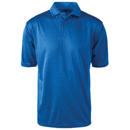 Custom Men's Reebok Tempo Polo Shirt - Heather Royal Custom Men's Reebok Tempo Polo Shirt - Heather Royal