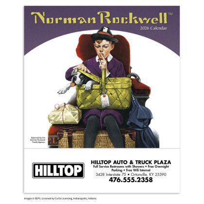 Custom Norman Rockwell Mini Calendar - Cover
