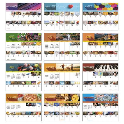 Custom National Day - Stapled Calendar - Months