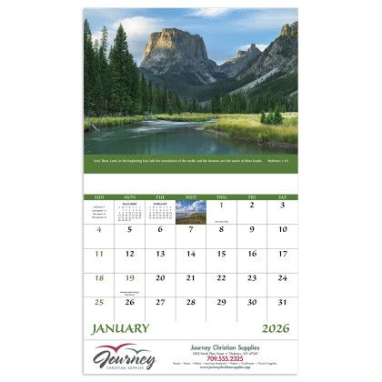 Custom Everlasting Word - Stapled Calendar - Month page