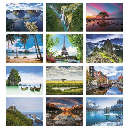 Custom Glorious Getaways - Window Calendar - Months Custom Glorious Getaways - Window Calendar - Months