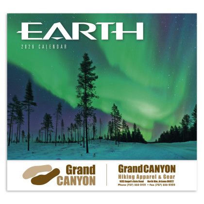 Custom Earth Appointment Calendar - Staped - Cover