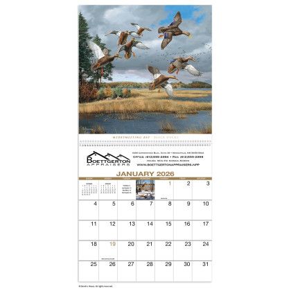 Custom David Maass Executive Calendar - Spiral - Month page