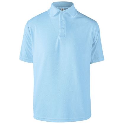 Custom Team Polo Embroidered - Light Blue