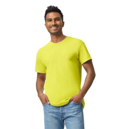 Full Color Gildan Adult Heavy Cotton T-Shirt- SAFETY GREEN Full Color Gildan Adult Heavy Cotton T-Shirt- SAFETY GREEN