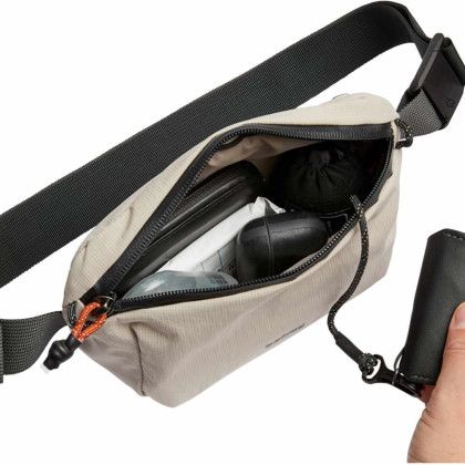 Custom Bellroy Lite Belt Bag - Ash - Open