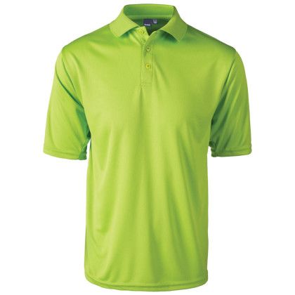 Custom Men's Reebok Extreme Polo Shirt - Lime