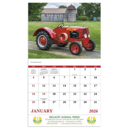 Custom Classic Tractor - Stapled - Month page