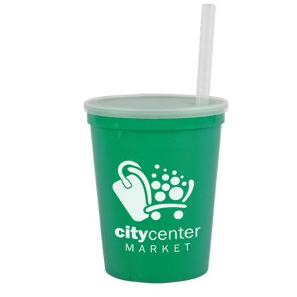 Custom 16 oz. Take-Out Sipper - Green