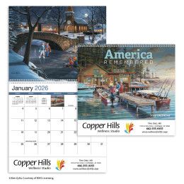 Custom America Remembered Appointment Calendar - Spiral Custom America Remembered Appointment Calendar - Spiral