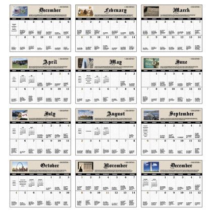 Custom Daily History - Stapled - Months