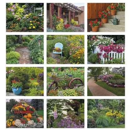 Custom Garden Walk - Spiral Calendar - Months