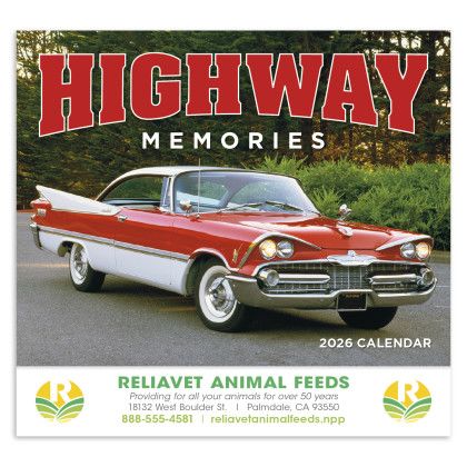 Custom Highway Memories Appointment Calendar - Stapled - Cover Custom Highway Memories Appointment Calendar - Stapled - Cover