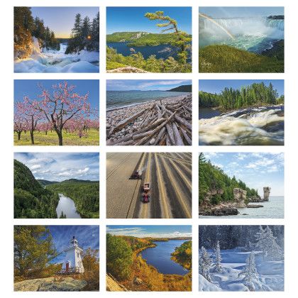 Custom Images of Ontario - Stapled Calendar - Months