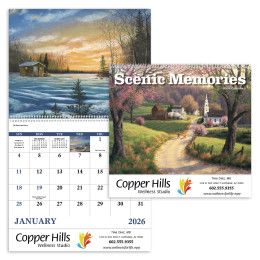 Custom Scenic Memories - Spiral Calendar