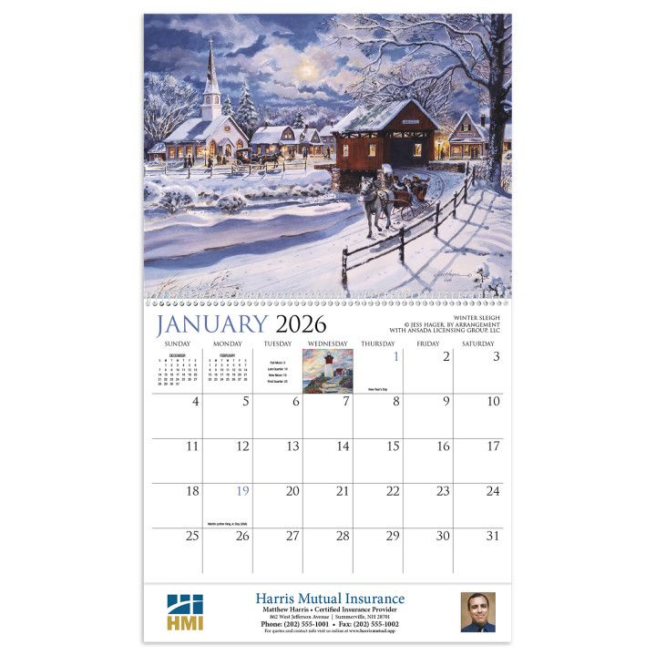Custom Back Home Appointment Calendar - Spiral