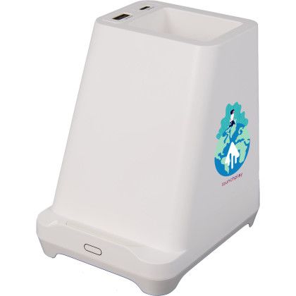 Custom Desk Mate Organizer with Bluetooth Speaker and Charging Hub