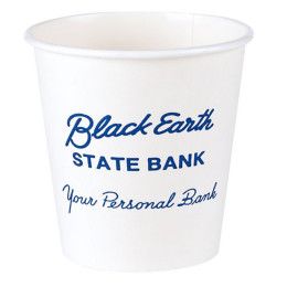 Custom 8 oz White Disposable Paper Cup