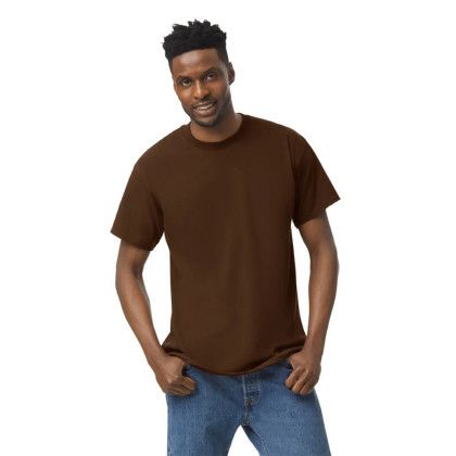 Full Color Gildan Adult Heavy Cotton T-Shirt-RUSSET Full Color Gildan Adult Heavy Cotton T-Shirt-RUSSET