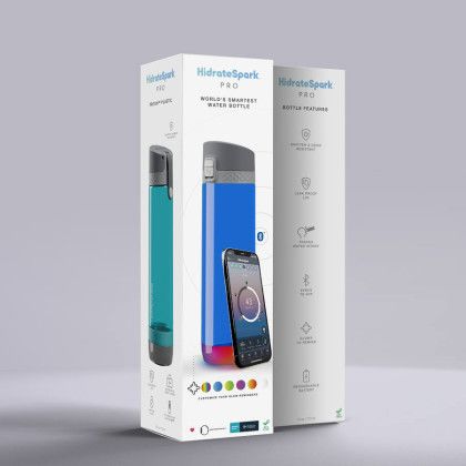 Custom HidrateSpark 21 oz. PRO with Chug Lid, Full Color Digital - Packaging