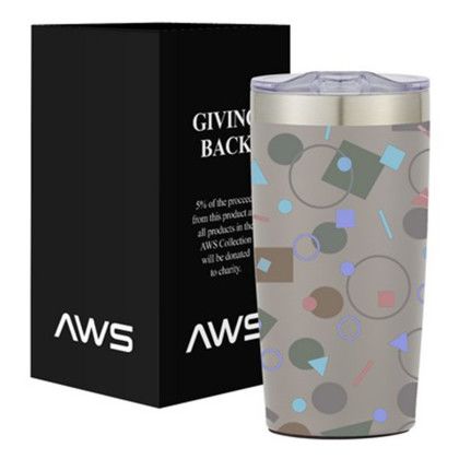 Custom 20 Oz. AWS Full Color Two-Tone Himalayan Tumbler - Gray