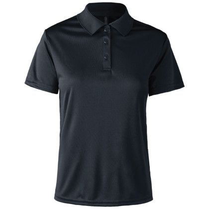 Custom Women's Edge Polo Shirt - Black