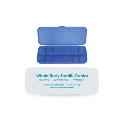 Custom Traveler's All-Week AM/PM Pill Box 